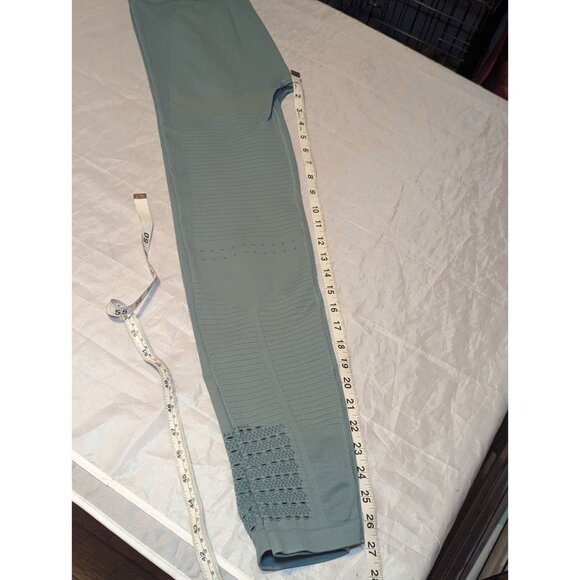 Gymshark Women’s Energy+ Seamless Leggings Size XL Color Eucalyptus Green - Picture 12 of 13